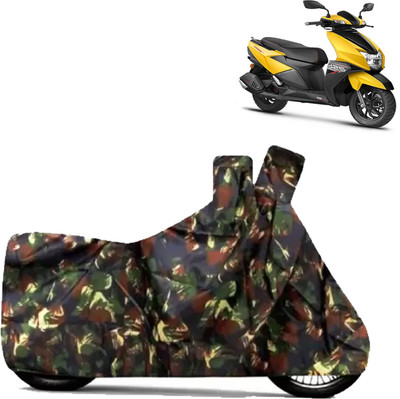 Rhtdmm Two Wheeler Cover for TVS(Multicolor)