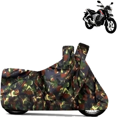 Rhtdmm Two Wheeler Cover for Honda(Dazzler, Multicolor)