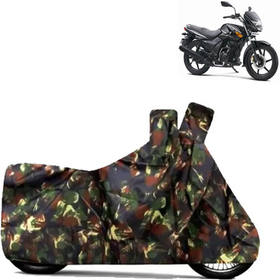 THE REAL ARV Waterproof Two Wheeler Cover for TVS(Flame DS 125, Multicolor)