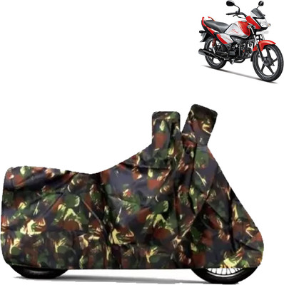 Rhtdmm Two Wheeler Cover for Hero(Splendor I Smart, Multicolor)