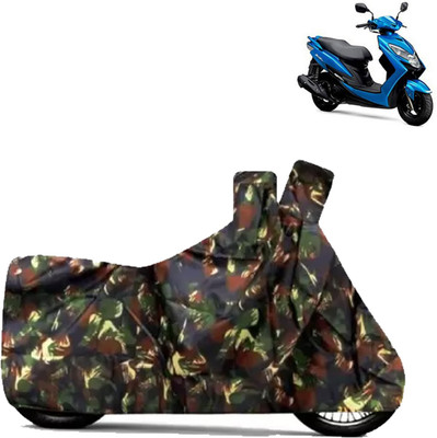 THE REAL ARV Waterproof Two Wheeler Cover for Suzuki(Swish, Multicolor)