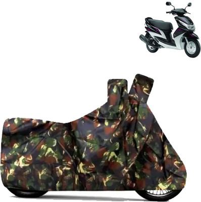 Rhtdmm Two Wheeler Cover for Yamaha(Ray, Multicolor)