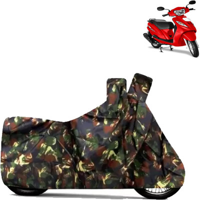 THE REAL ARV Waterproof Two Wheeler Cover for TVS(Wego, Multicolor)