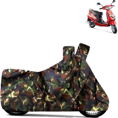 THE REAL ARV Waterproof Two Wheeler Cover for Mahindra(Gusto, Multicolor)