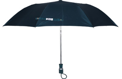 ORANGE 2 Fold Mono Silver Ocean Blue Umbrella(Blue)