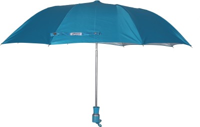 ORANGE 2 Fold Mono Silver Cerulean Umbrella(Blue)