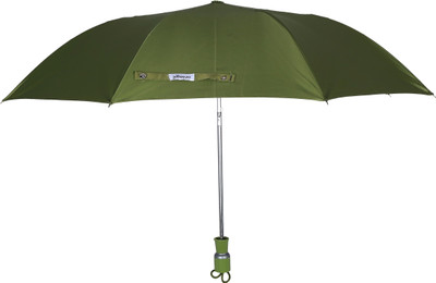 ORANGE 2 Fold Mono Silver Umbrella(Green)