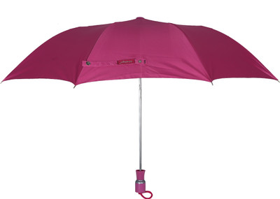 ORANGE 2 Fold Mono Silver French Rose Pink Umbrella(Pink)