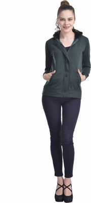 LAZIO Full Sleeve Solid Women Sweatshirt
