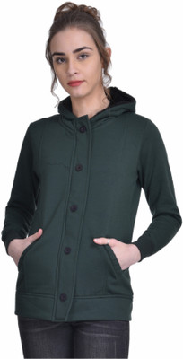 DARZI Full Sleeve Solid Women Jacket