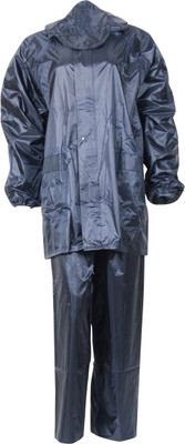 Haneez Striped Men Raincoat