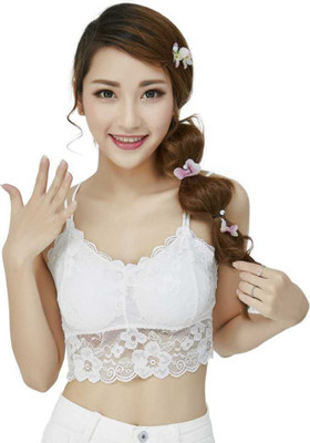 zabiya couture new brallete bra Women Bralette Lightly Padded Bra(White)