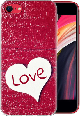 Flipkart SmartBuy Back Cover for Apple Iphone SE 2020(Red, White, Grip Case, Silicon, Pack of: 1)