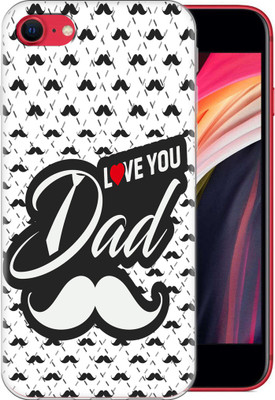 Fashionury Back Cover for Apple Iphone SE 2020(Black, White, Grip Case, Silicon, Pack of: 1)