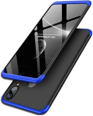 Phone Back Cover Bumper Case for Redmi Note 7S(Blue, Black, Grip Case, Pack of: 1)