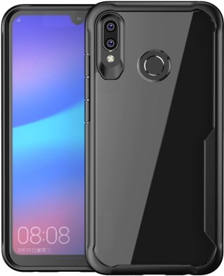 Phone Back Cover Bumper Case for Vivo Y95(Transparent, Black, Grip Case, Pack of: 1)