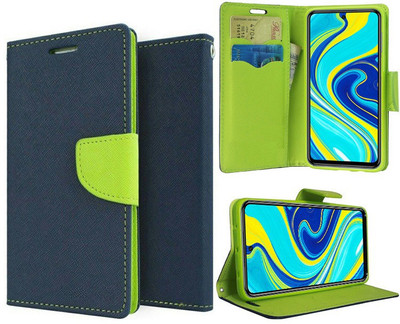 Carnage Flip Cover for POCO M2 Pro, Redmi Note 9 Pro, Redmi Note 9 Pro Max, Redmi Note 10 Lite(Blue, Cases with Holder, Pack of: 1)