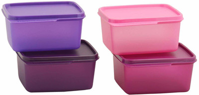 TUPPERWARE Plastic Utility Container  - 500 ml(Pack of 4, Multicolor)