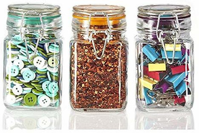 goblet Glass Utility Container  - 350 ml(Pack of 3, Clear)