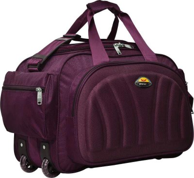 sky spirit (Expandable) super premium heavy duty polyester lightweight luggage bag Duffel With Wheels (Strolley)