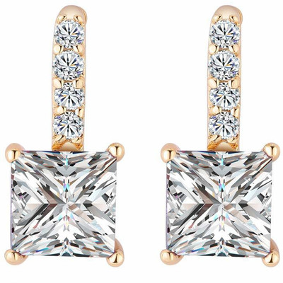GEMRON JEWEL Diamond Drop Earring Crystal Alloy Drops & Danglers