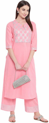 GS FASHION Women Kurti Palazzo Set