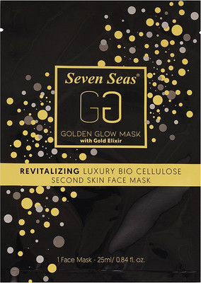 Seven Seas Golden Glow Mask With Gold Elixir Skin Face Mask(25 ml)