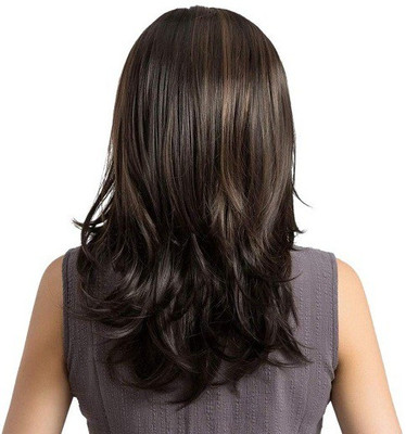 HEROSHIV INDIA  Extensions And Wigs Full Head Long Black Wavy Fancy Hair Extension