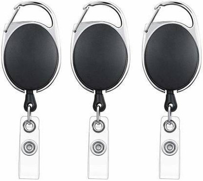 Dey 's stationery store Plastic ID Badge Holder(Pack of 3)