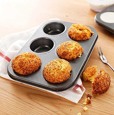 smile4u Aluminium Tart/Pie Mould 6(Pack of 1)