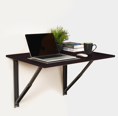Forzza Oliver Engineered Wood Study Table(Wall Mounted, Finish Color - Wenge)