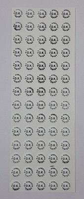 ROYAL STIC DCL_ok_Tested Self adhesive Paper Label(Black)