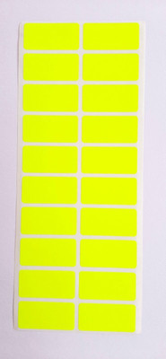 ROYAL STIC DCL_6 Self adhesive Paper Label(Fluorescent Lemon Yellow)