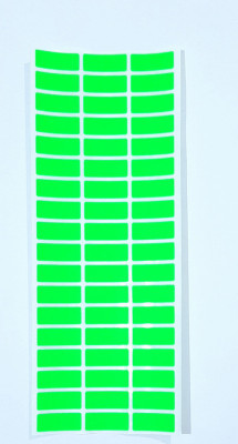 ROYAL STIC DCL_2 Self adhesive Paper Label(Fluorescent Green)