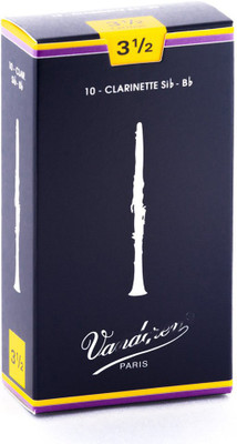 KANHA HUB Bb Clarinet Traditional Reeds Strength 3.5; Box of 10 Reed