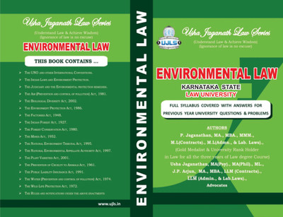 Environmental Law KSLU [English Version](Paperback, J.P.Arjun, P. Jaganathan, Usha Jaganathan)