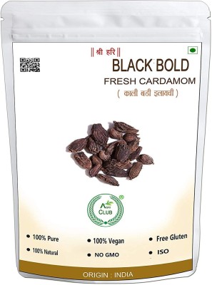 AGRI CLUB Essential Black Bold Cardamom (200 Gm)(200 g)