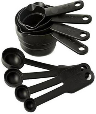 kk creation 8 Piece Measuring Cup & Spoon Set - Multi Purpose Kitchen Tool Plastic Measuring Spoon Set (Pack of 8) Plastic Measuring Spoon Set(Pack of 8)