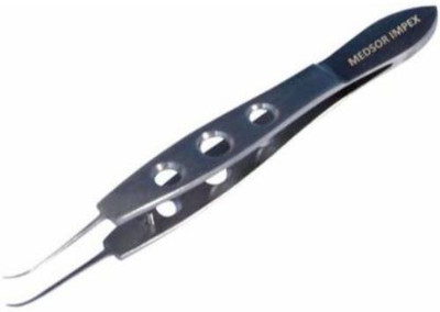 Forgesy IMPEX Mcpherson Suture Tying Forceps (Curved) Suturing Forceps