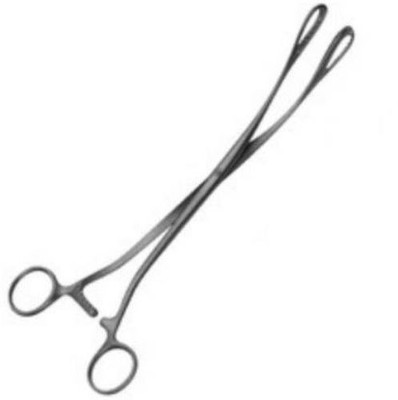 Forgesy Forcep Medium Hole Curved(Pack Of 1) Hemostats Forceps