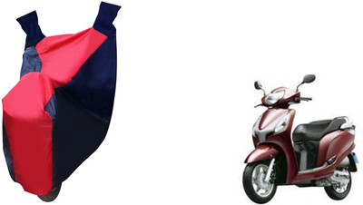 Auto Haute Waterproof Two Wheeler Cover for Honda(Aviator, Red, Blue)