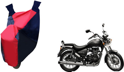 Auto Haute Waterproof Two Wheeler Cover for Royal Enfield(Thunderbird 500, Red, Blue)