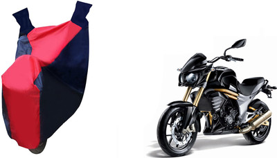 Auto Haute Waterproof Two Wheeler Cover for Mahindra(Mojo, Red, Blue)