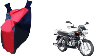 Auto Haute Waterproof Two Wheeler Cover for Bajaj(Boxer, Red, Blue)