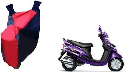 Kar Waterproof Two Wheeler Cover for Mahindra(Rodeo RZ, Red, Blue)