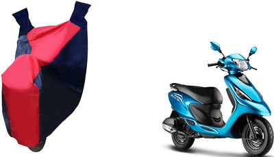 Kar Waterproof Two Wheeler Cover for TVS(Scooty Streak, Red, Blue)