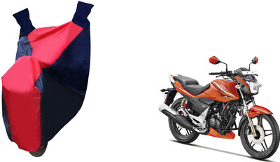 Auto Haute Waterproof Two Wheeler Cover for Hero(CBZ Extreme, Red, Blue)