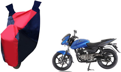 Auto Haute Waterproof Two Wheeler Cover for Bajaj(Pulsar 180 DTS-i, Red, Blue)