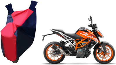 Kar Waterproof Two Wheeler Cover for KTM(Duke 390, Red, Blue)