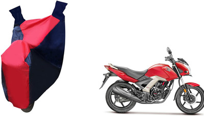 Auto Haute Waterproof Two Wheeler Cover for Honda(CB Unicorn 160, Red, Blue)